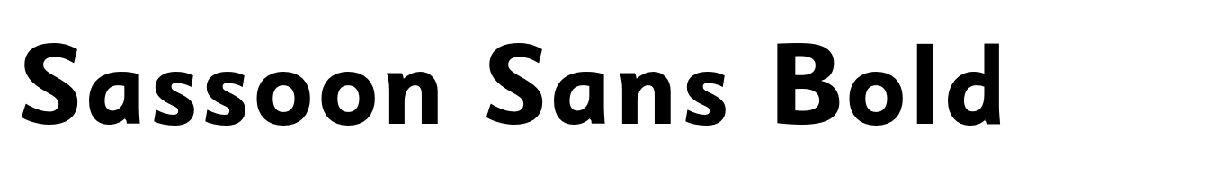 Sassoon Sans Bold